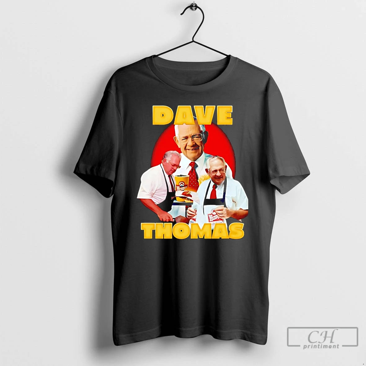 Classic Dave Thomas Wendys Graphic