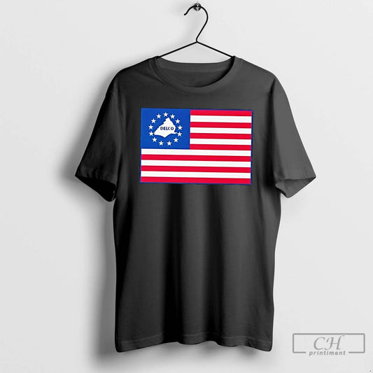 Classic Delco 250 Flag American