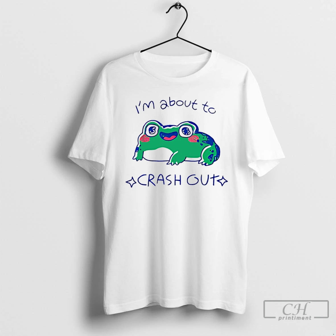 Classic Frog Im About To Crash Out Art