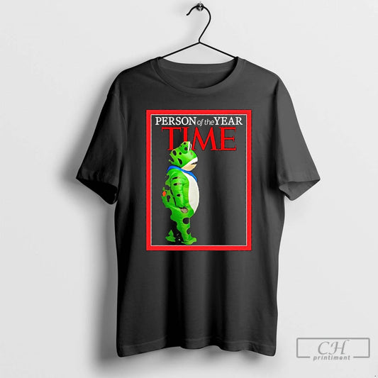 Classic Frog Time Magazine Person Of The Year T Shirts