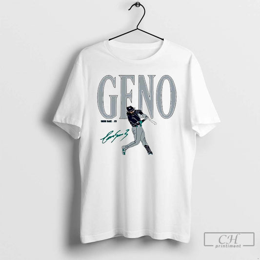 Classic Geno Eugenio Suarez Seattle Mariners Mlb 2025 Baseball Signature T Shirts