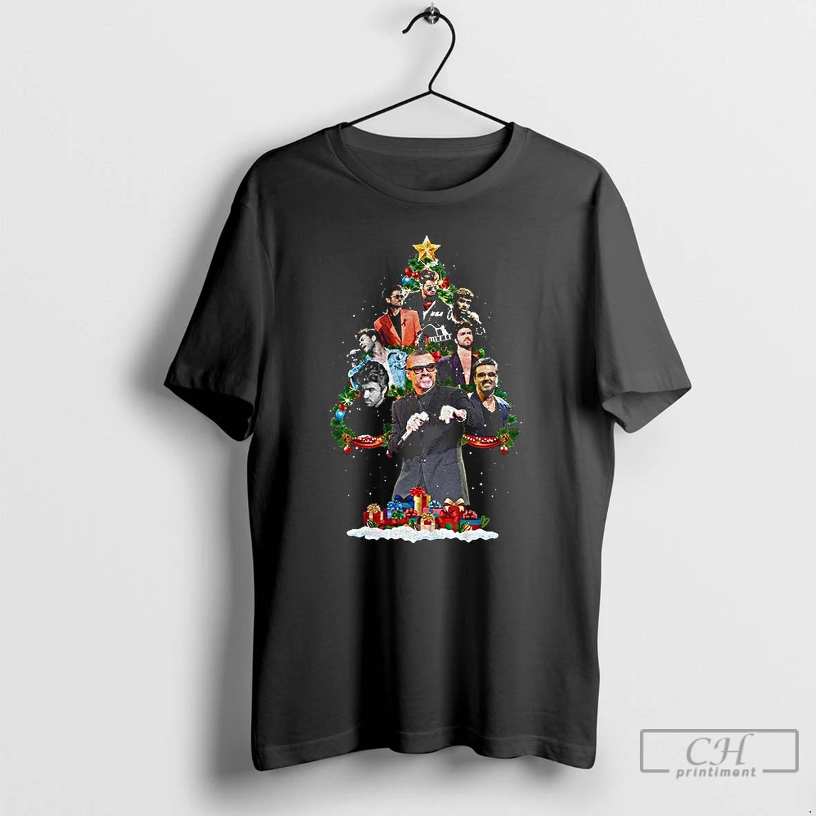Classic George Michael Christmas Tree Funny Meme Merry Christmas