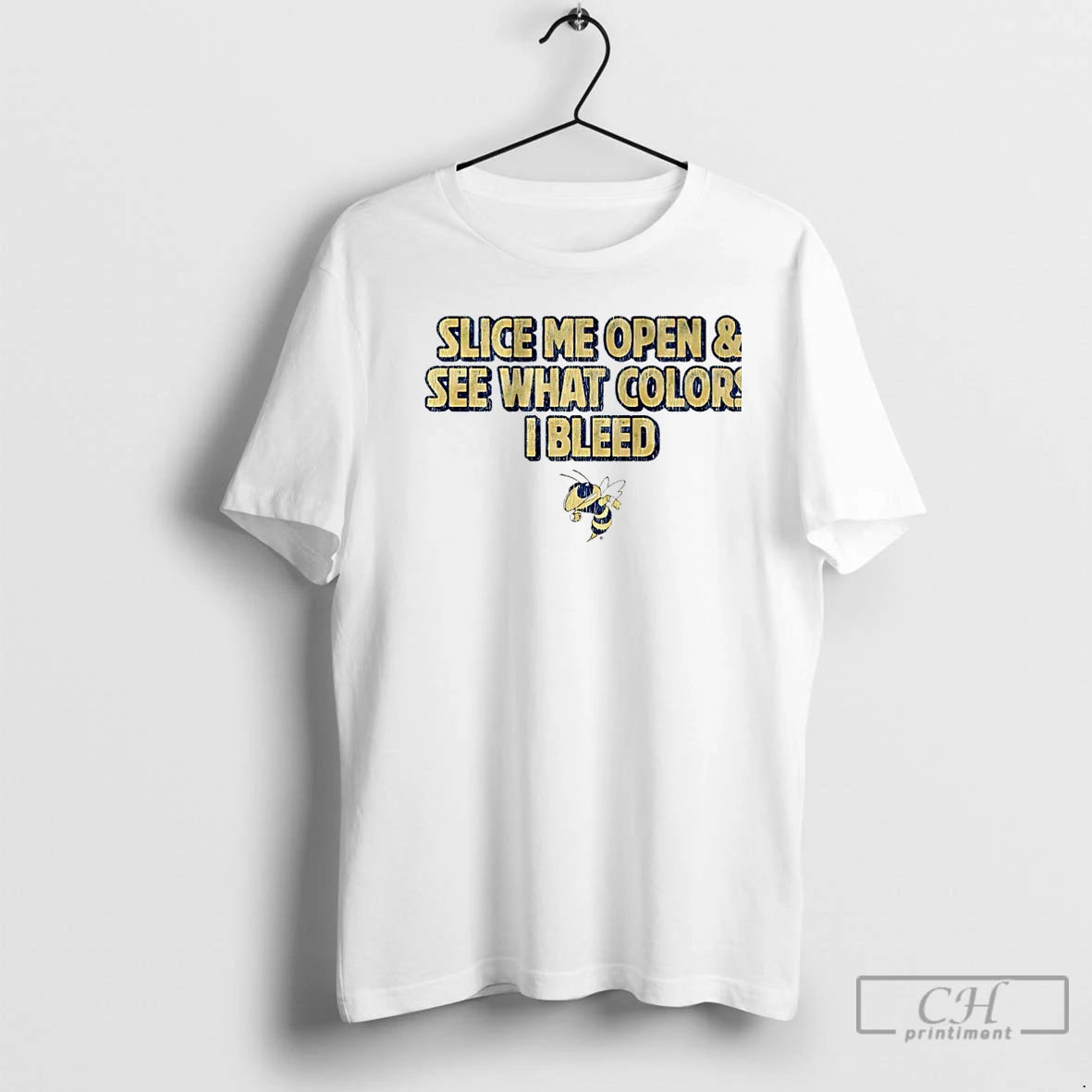 Classic Georgia Tech Yellow Jackets See What Colors I Bleed Christmas