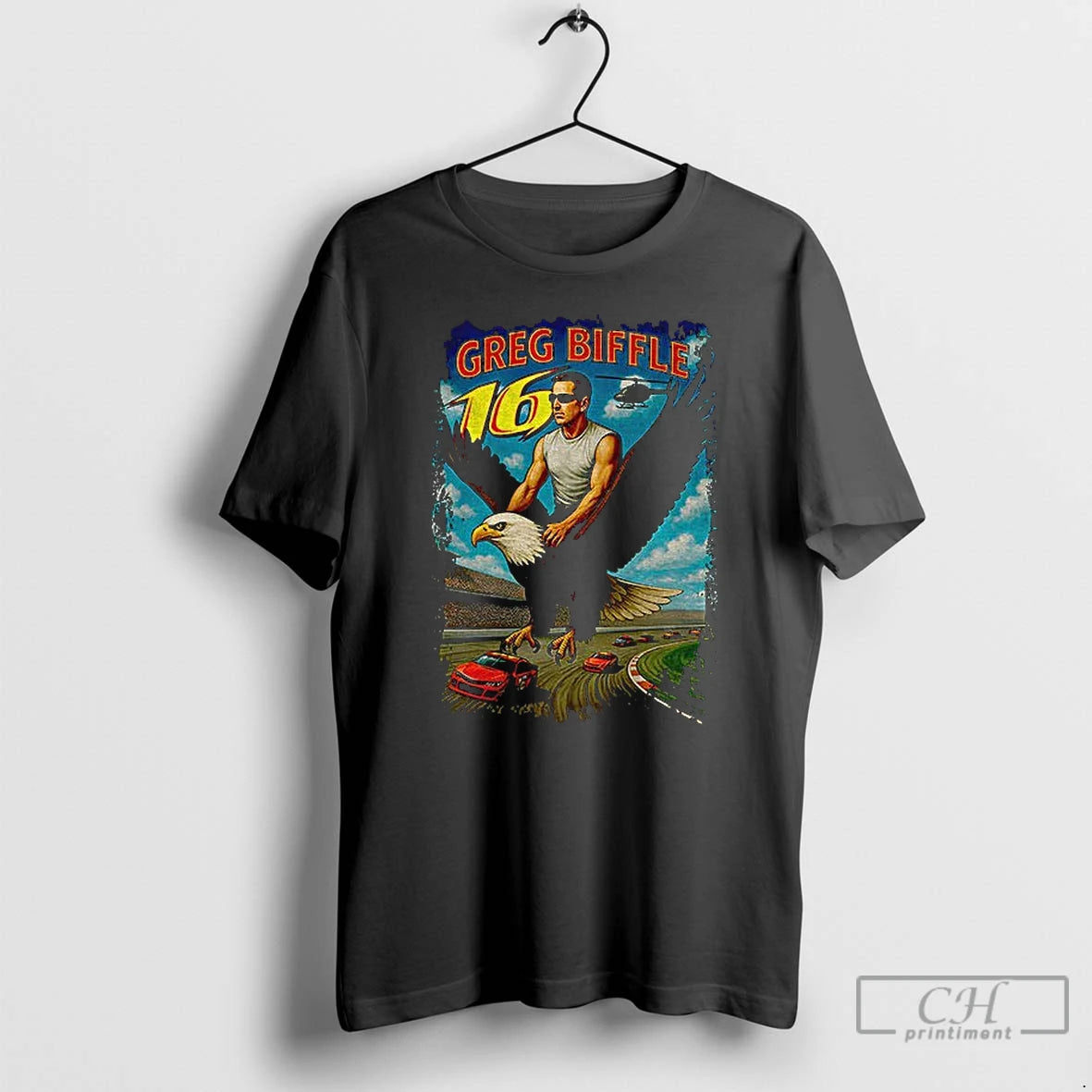 Classic Greg Biffle Freedom 500 Eagle 16 Nascar Racing Driver Motorsport Fan Gift T Shirts