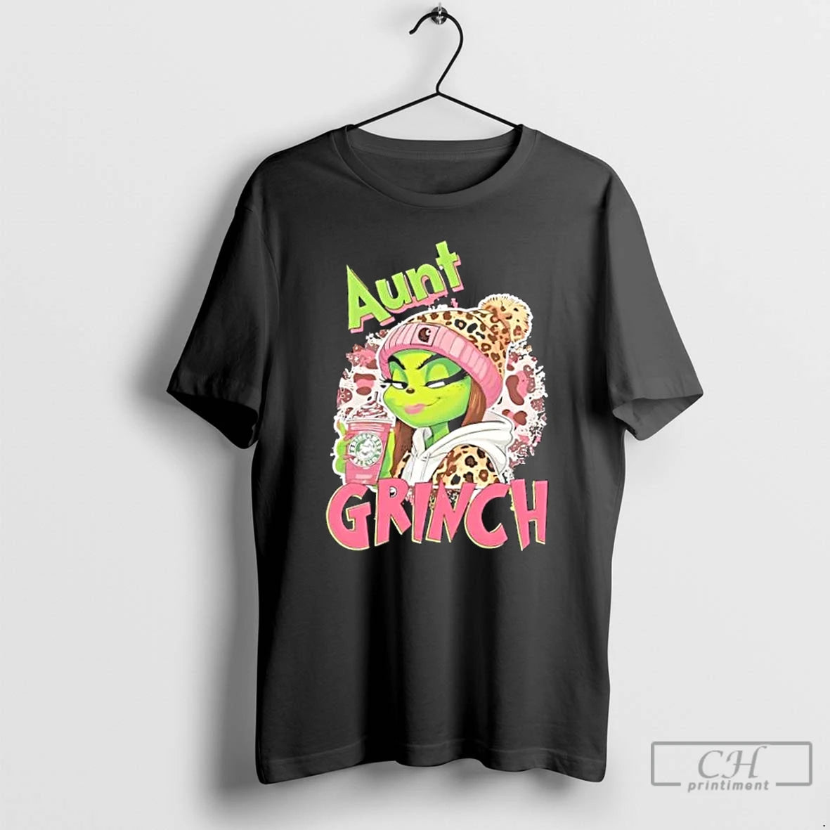 Classic Grinch Girl Aunt Christmas