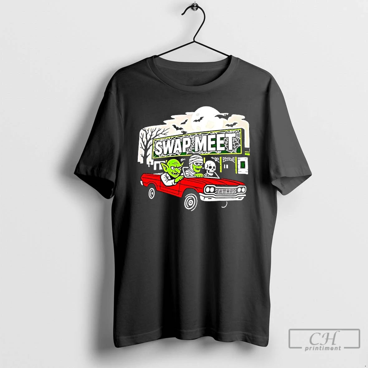 Classic Haunted Swap Meet Monsters Graphic