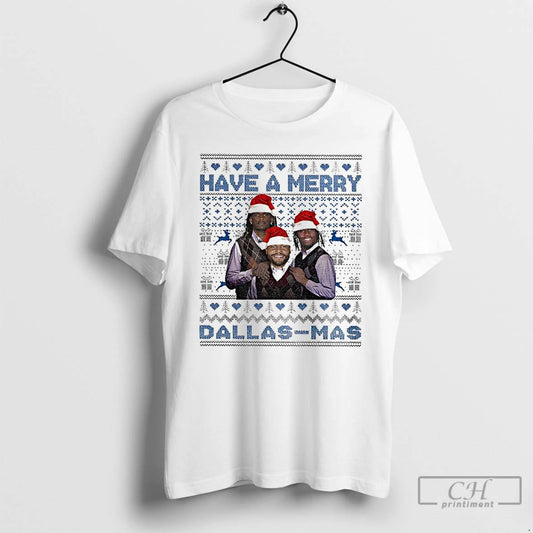 Classic Have A Merry Dallas Mas Ceedee Lamb Dak Prescott George Pickens Football Xmas 2025