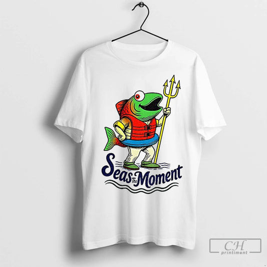 Classic Humpy Salmon Holding Trident Seas The Moment Seattle Mariners Mlb Baseball