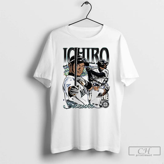 Classic Ichiro Suzuki Seattle Mariners Picture Collage
