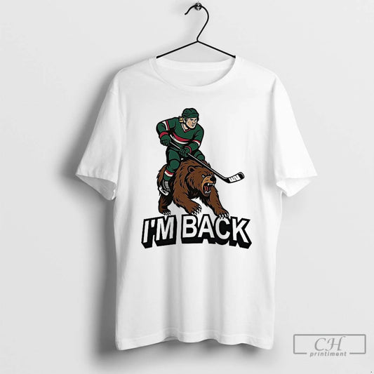 Classic Im Back Minnesota Wild Nhl T Shirts