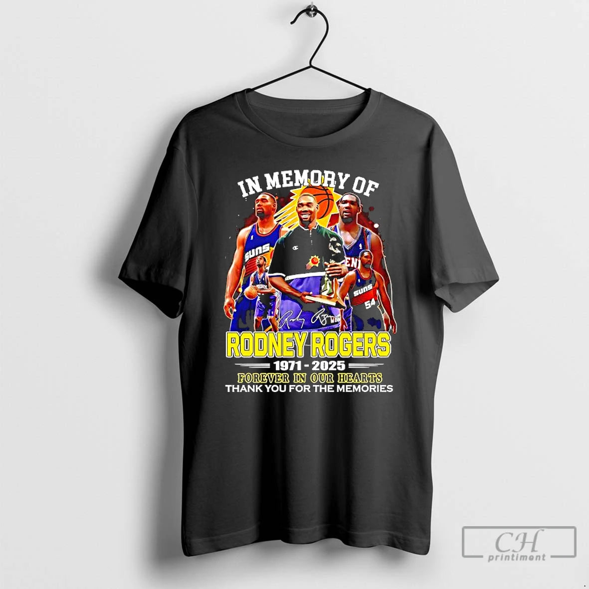 Classic In Memory Of Rodney Rogers Phoenix Suns 1971 2025 Forever In Our Hearts Thank