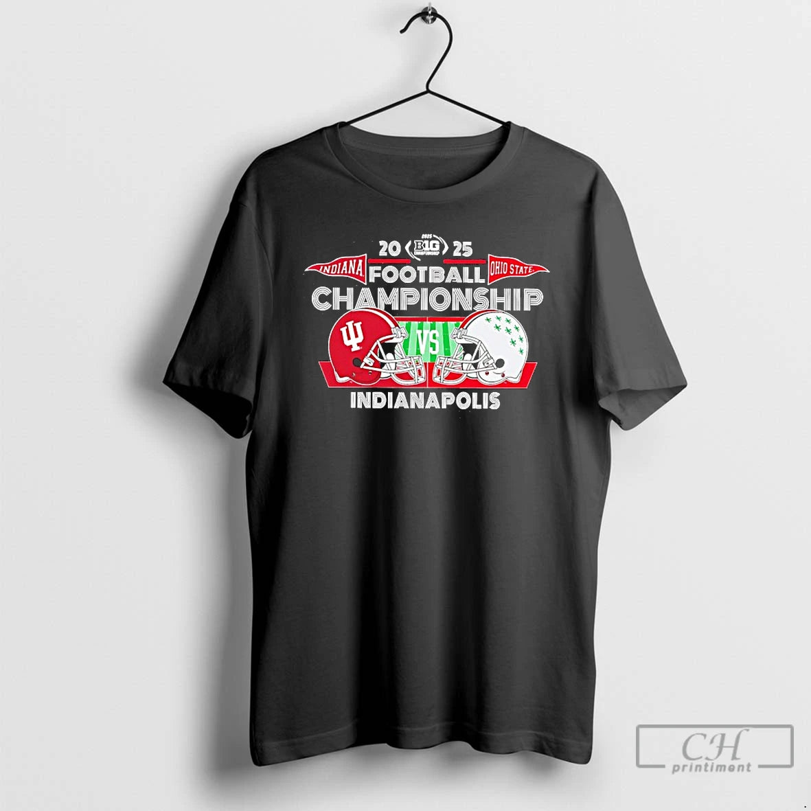 Classic Indiana Vs Ohio State Football Big Ten Championship 2025 Head To Head T Shirts