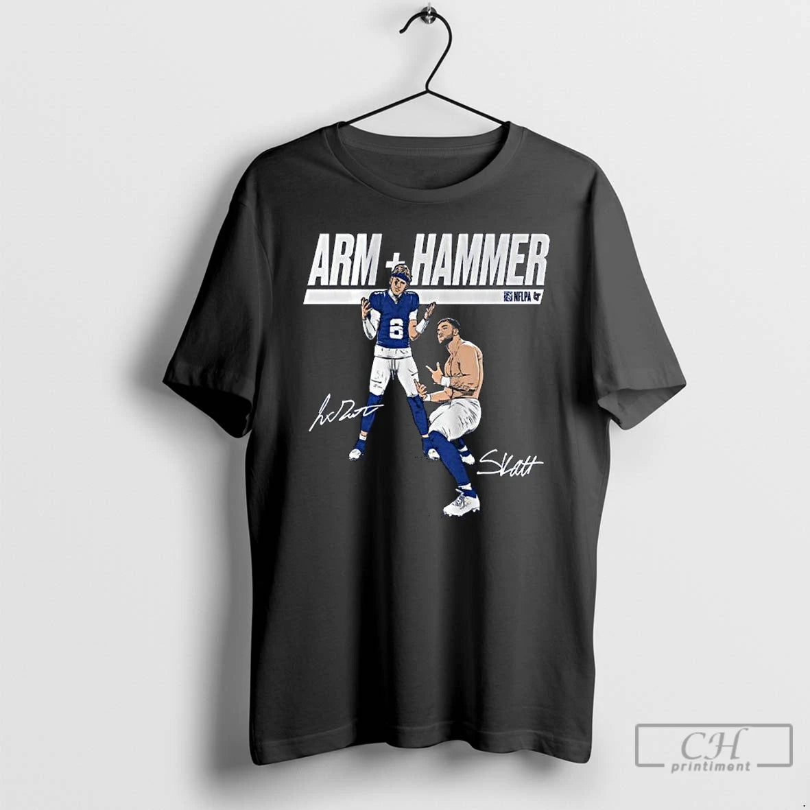 Classic Jaxson Dart Cam Skattebo Arm Hammer Signatures Long Sleve T Shirts