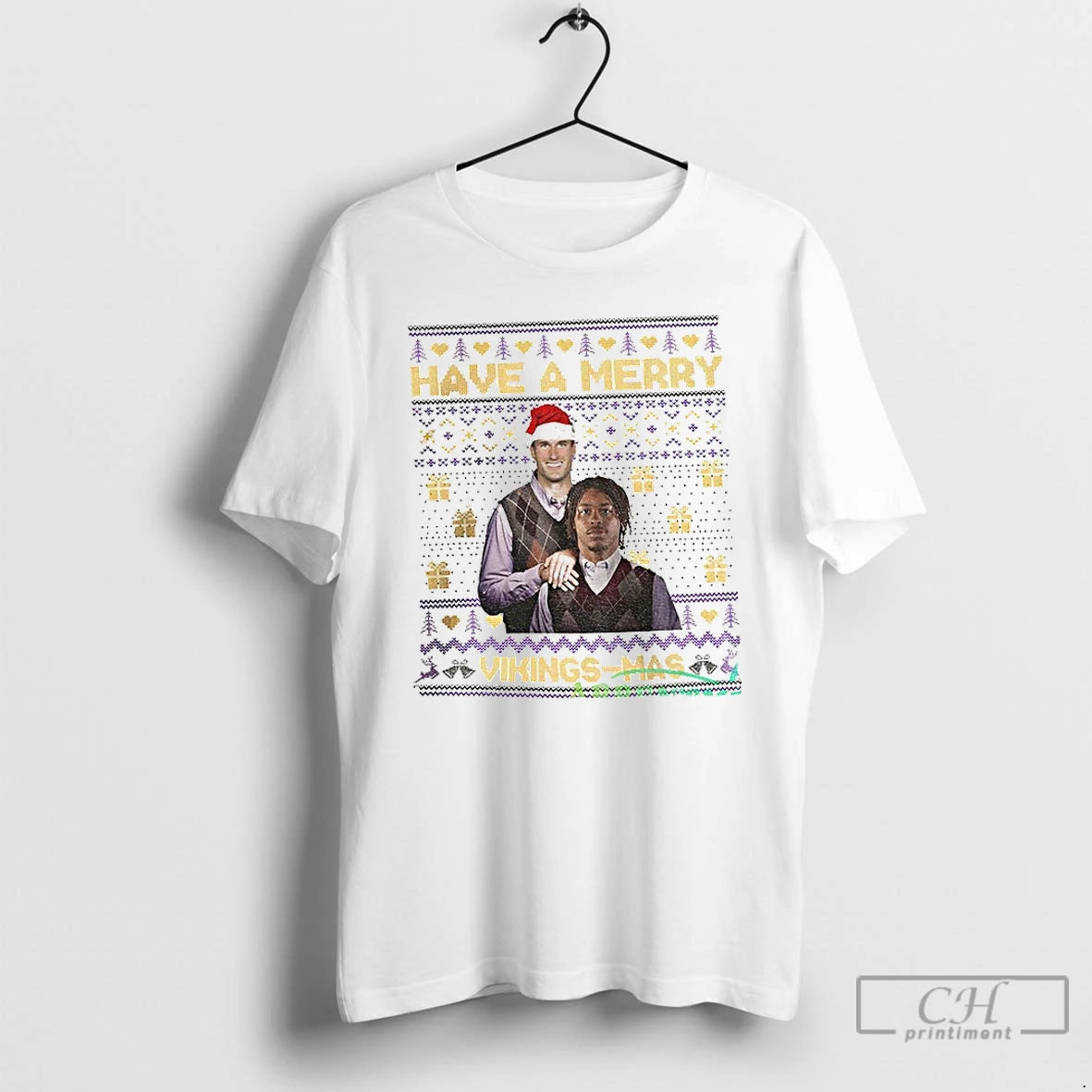 Classic Justin Jefferson And Kirk Cousins Washington Redskins Stepbrothers Have A Merry Redskins Mas Christmas