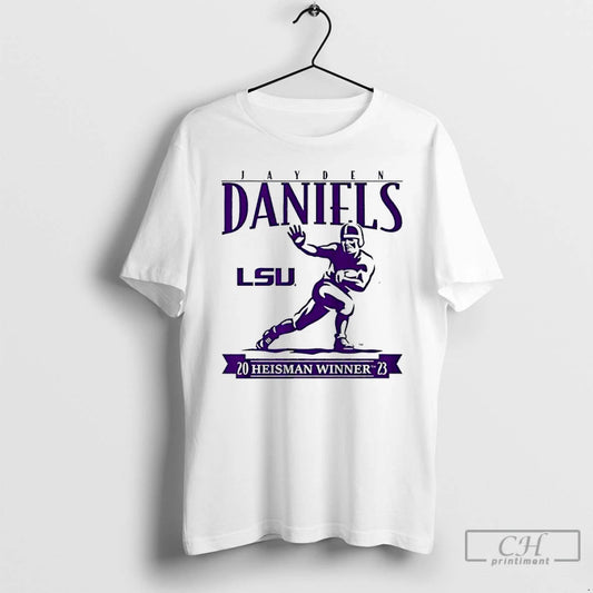 Classic Lsu Football Jayden Daniels Heisman Winner 2023