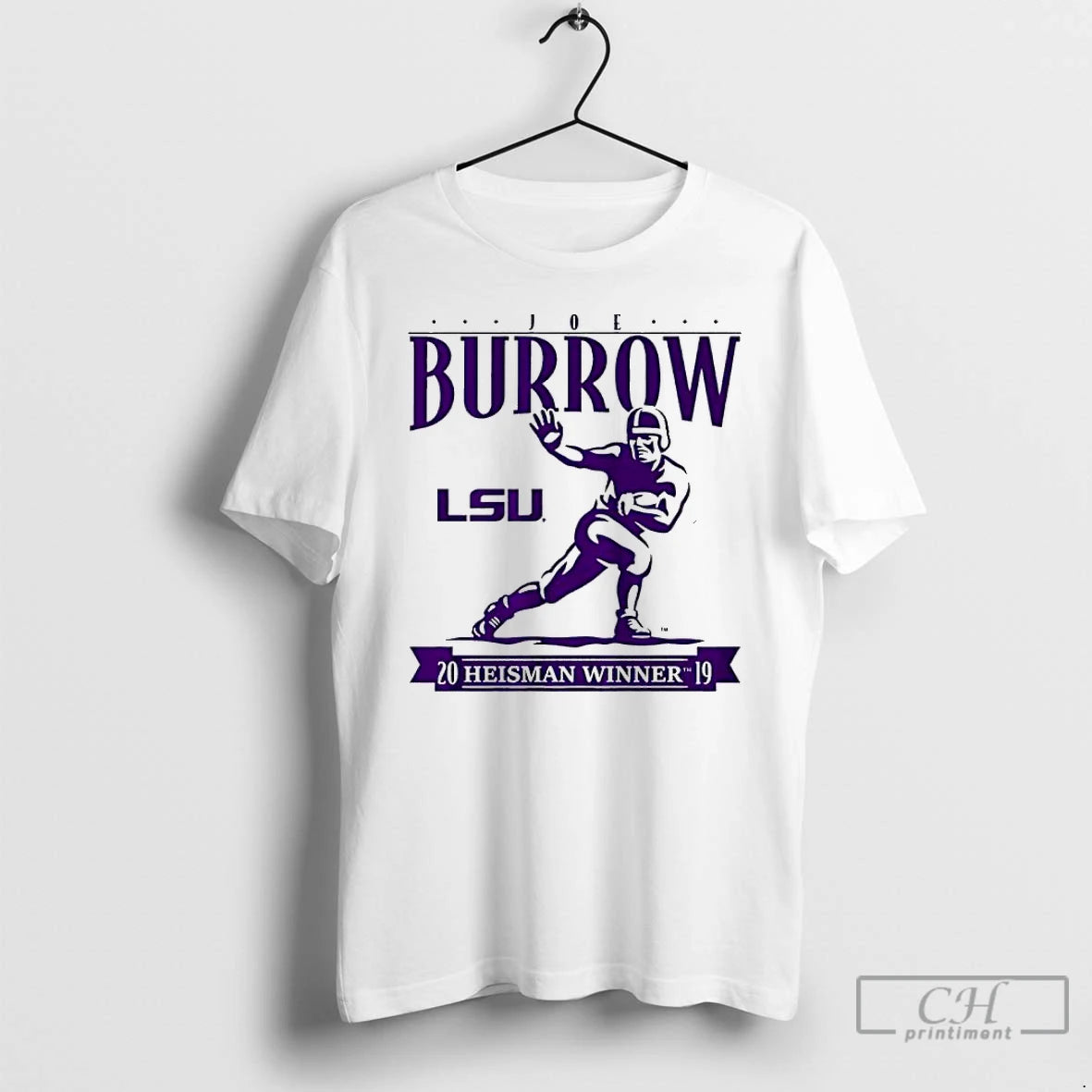 Classic Lsu Football Joe Burrow Heisman Winner 2019