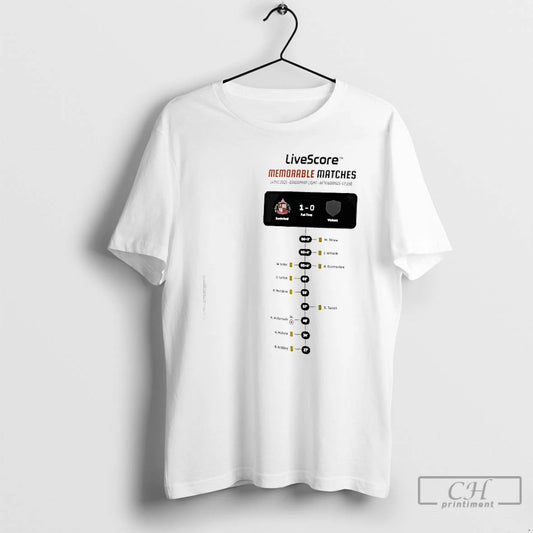 Classic Livescore Memorable Matches 1 0 Football Match Graphic
