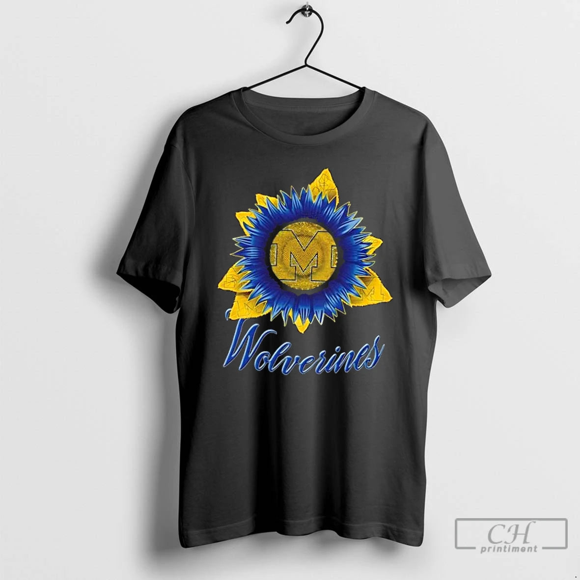 Classic Michigan Wolverines X Sunflower Graphic