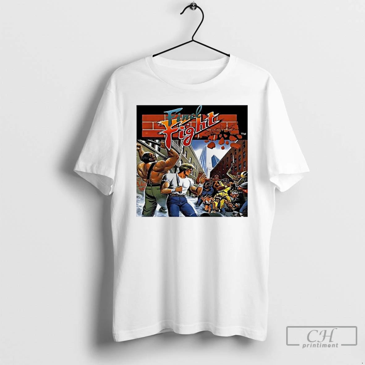 Classic Mike Haggar Cody Travers Ninja Guy Final Fight Game 1989 City Metro T Shirts