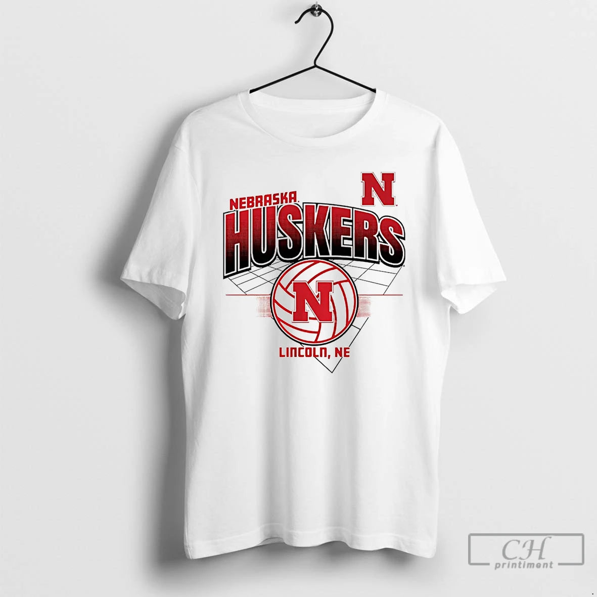 Classic Nebraska Cornhuskers Grid Volleyball