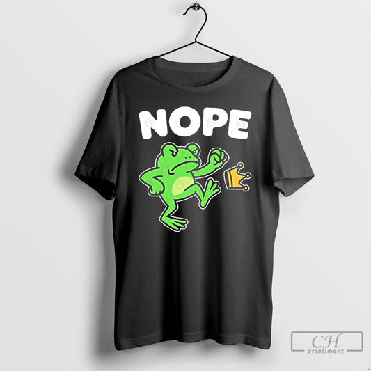 Classic No Kings Nope Portland Frog Protest T Shirts