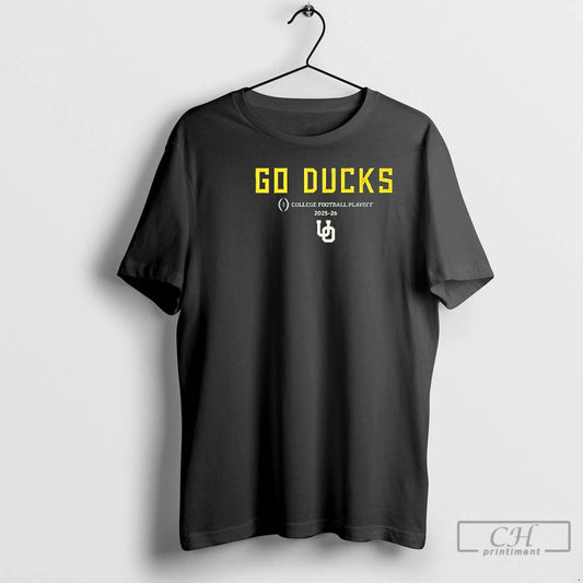 Classic Oregon Football Cfp Team Slogan 2025 2026 Circle Black