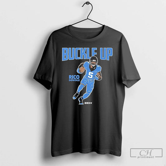Classic Panthers Rico Dowdle Buckle Up T Shirts