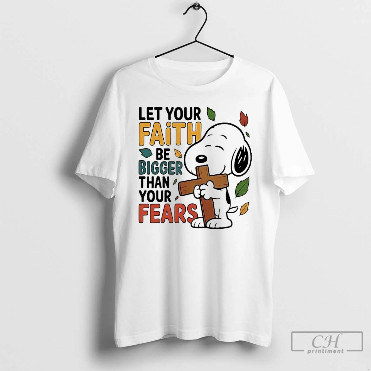 Classic Peanuts Cross Let Your Faith Be Bigger Than Your Fears