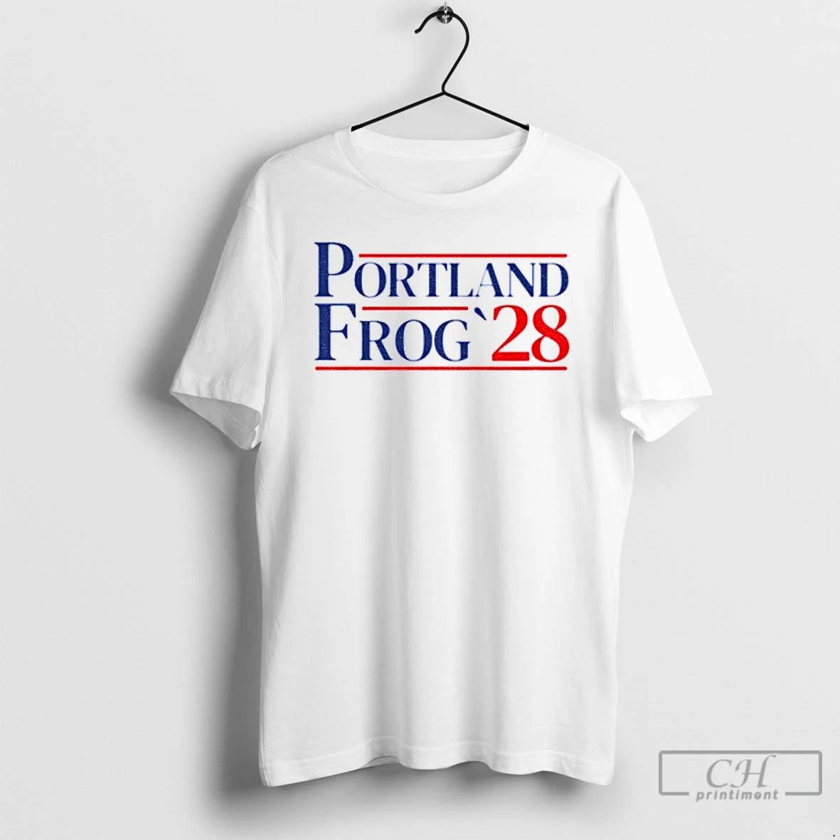 Classic Portland Frog 2028 President Campaign T Shirts
