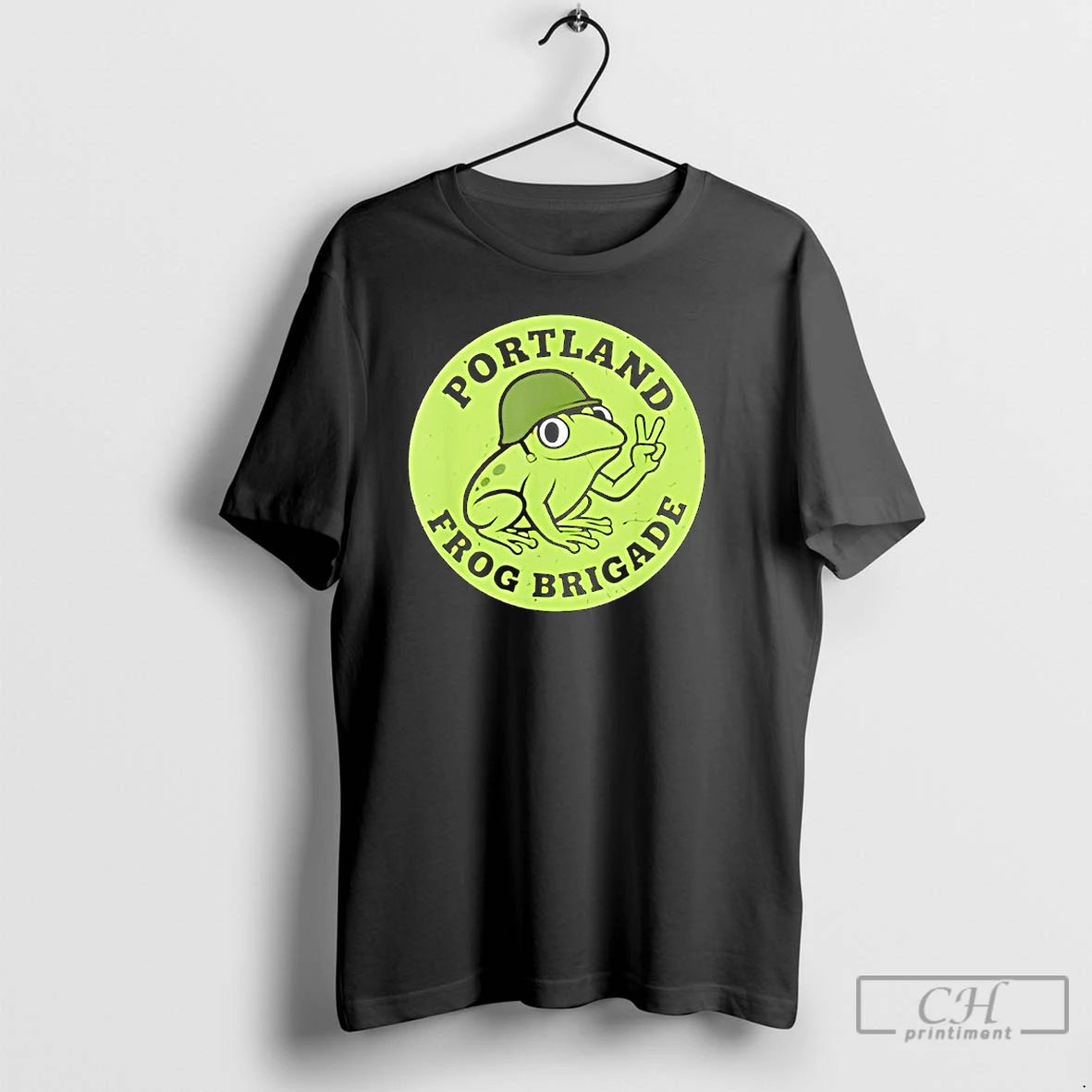 Classic Portland Frog Brigade Protest T Shirts
