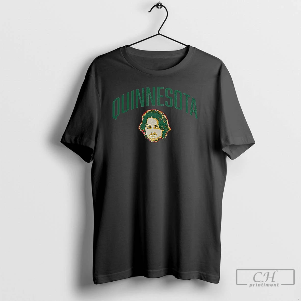 Classic Quinn Hughes Minnesota Wild Nhl Quinnesota Curved Face