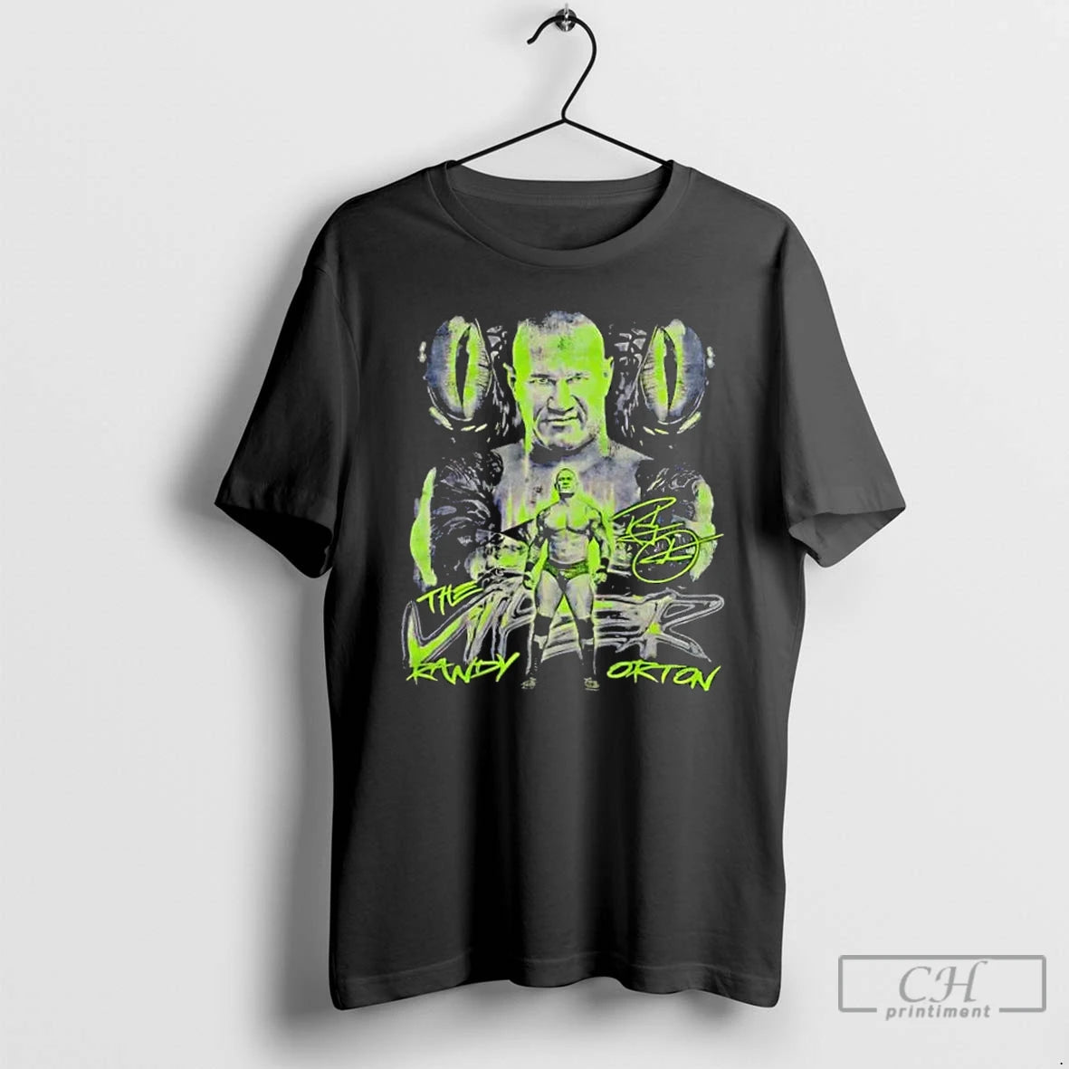 Classic Randy Orton The Viper Grunge Signature T Shirts