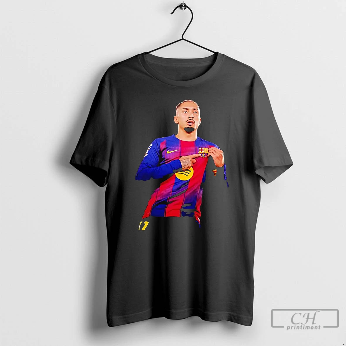 Classic Raphinha Goal Celebration Fc Barcelona