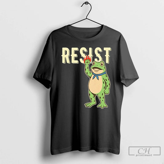 Classic Resist Ice Portland Frog T Shirts