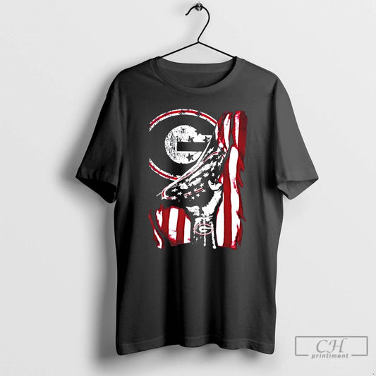 Classic Revealing The Glory Georgia Bulldogs X Usa Flag