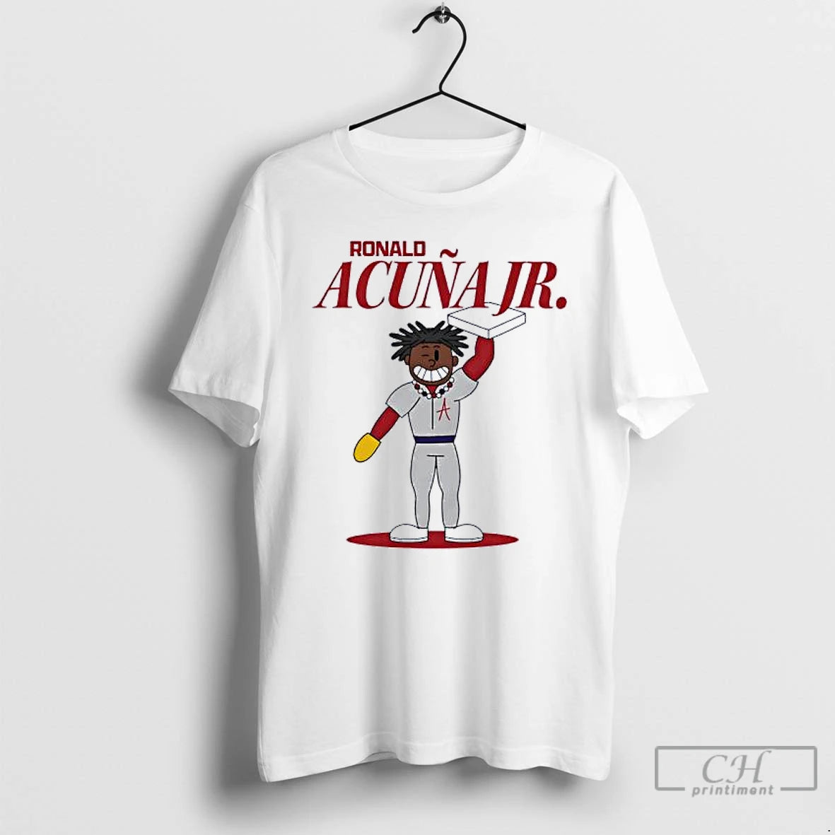 Classic Ronald Acuna Jr Atlanta Braves Cartoon Funny