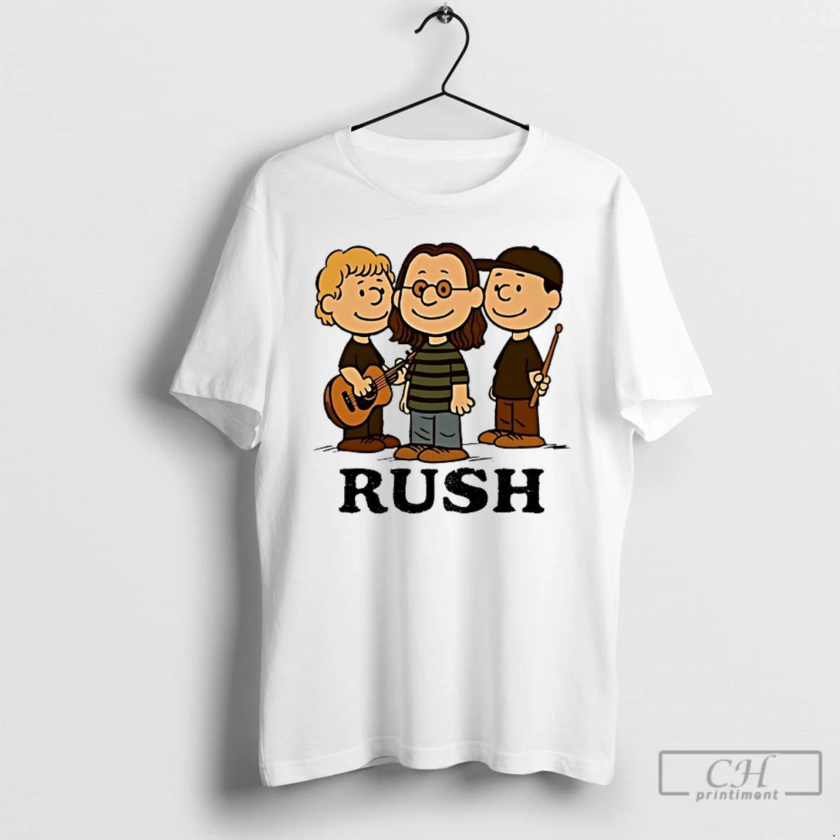 Classic Rush Band As Peanuts T Shirts