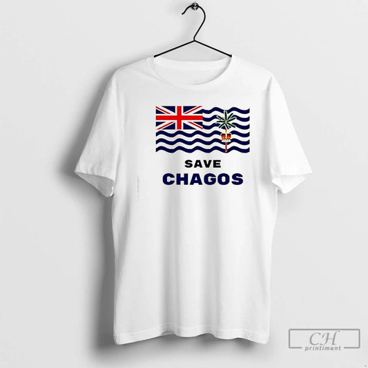 Classic Save Chagos Flag Graphic