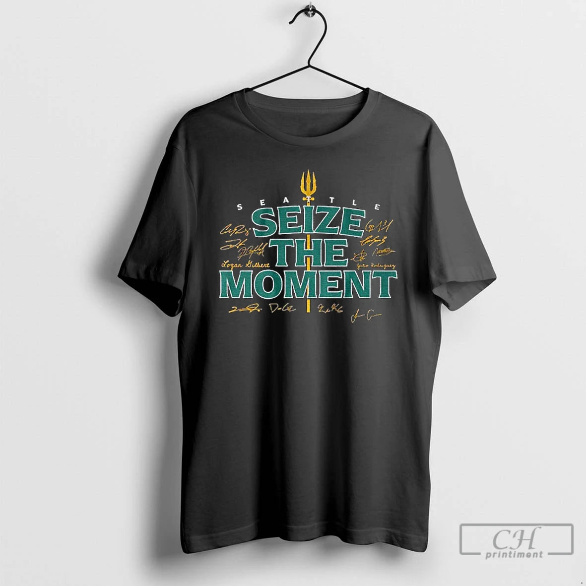 Classic Seattle Mariners Seize The Moment Signature American League Division Series T Shirts