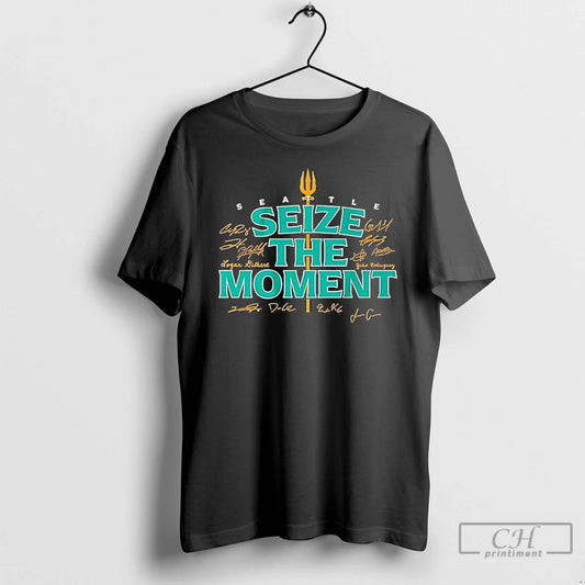 Classic Seattle Mariners Seize The Moment Trident T Shirts