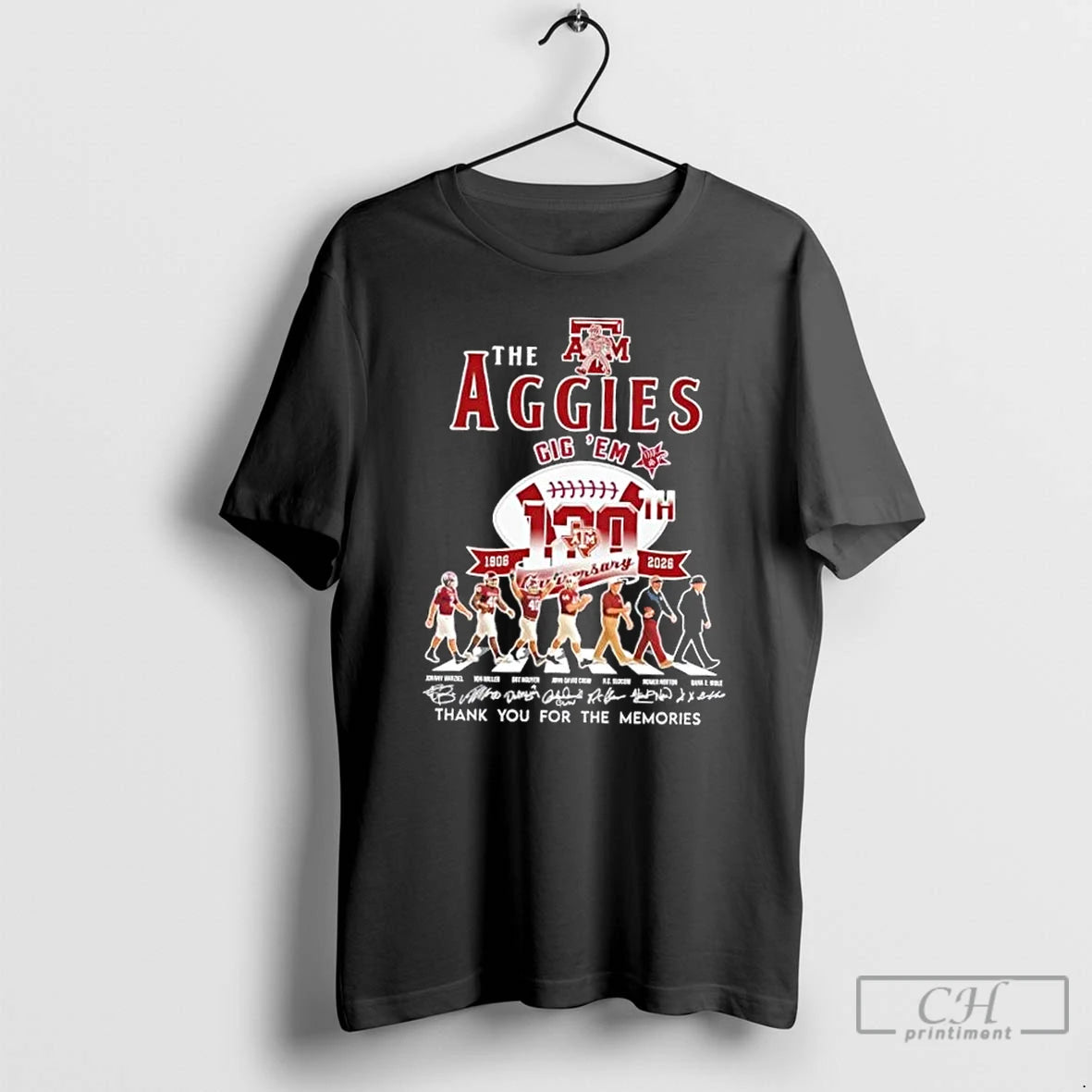 Classic Texas Am Aggies Gig Em 120 Anniversary 1908 2026 Dana X Bible And Legends