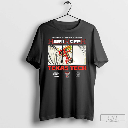 Classic Texas Tech Red Raiders Espn X Cfp College Football Playoff Live On Espn 2025