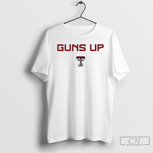 Classic Texas Tech Red Raiders Football Logo Guns Up Rally Call