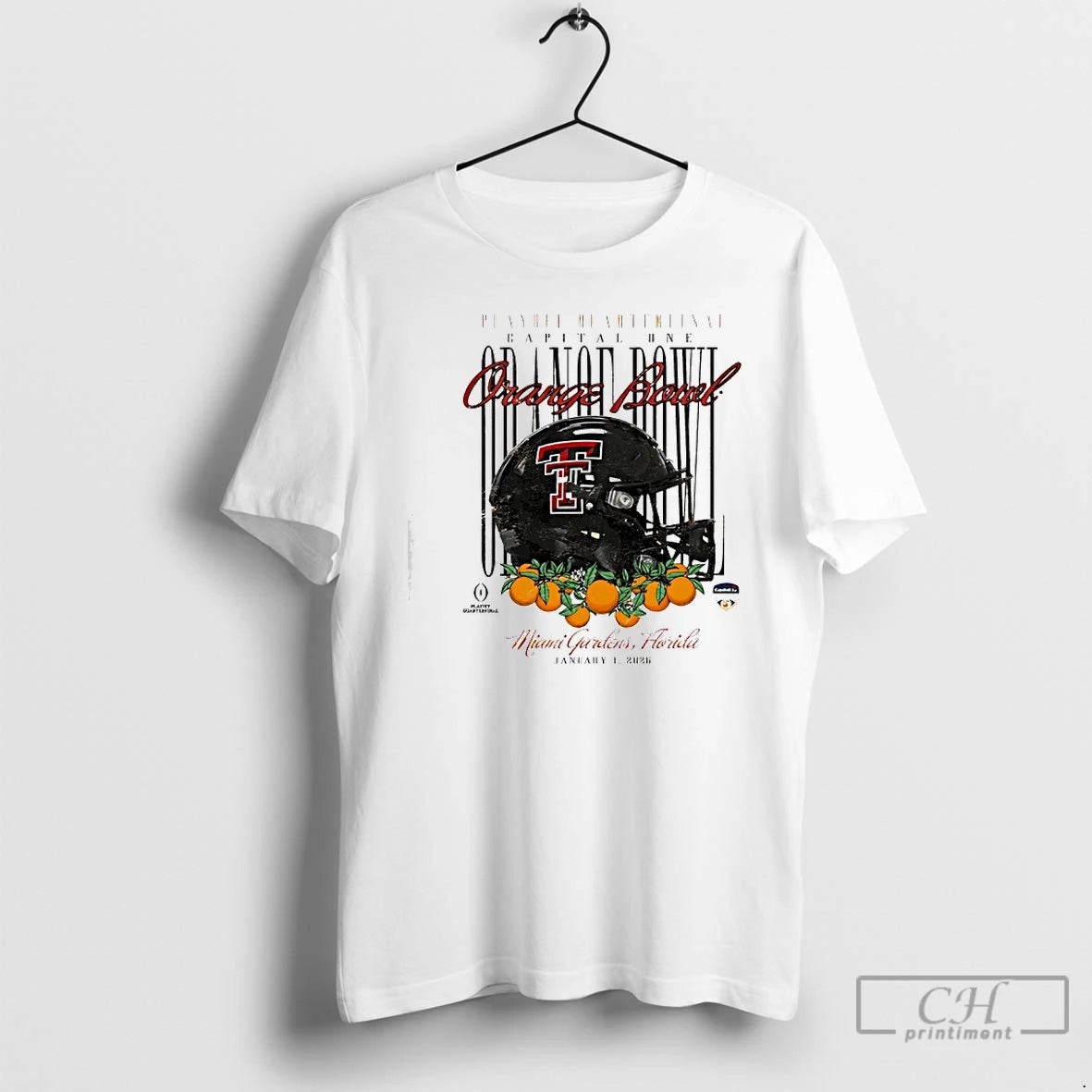 Classic Texas Tech Red Raiders Orange Bowl Capital One Miami Gardens Florida T Shirts Sweater