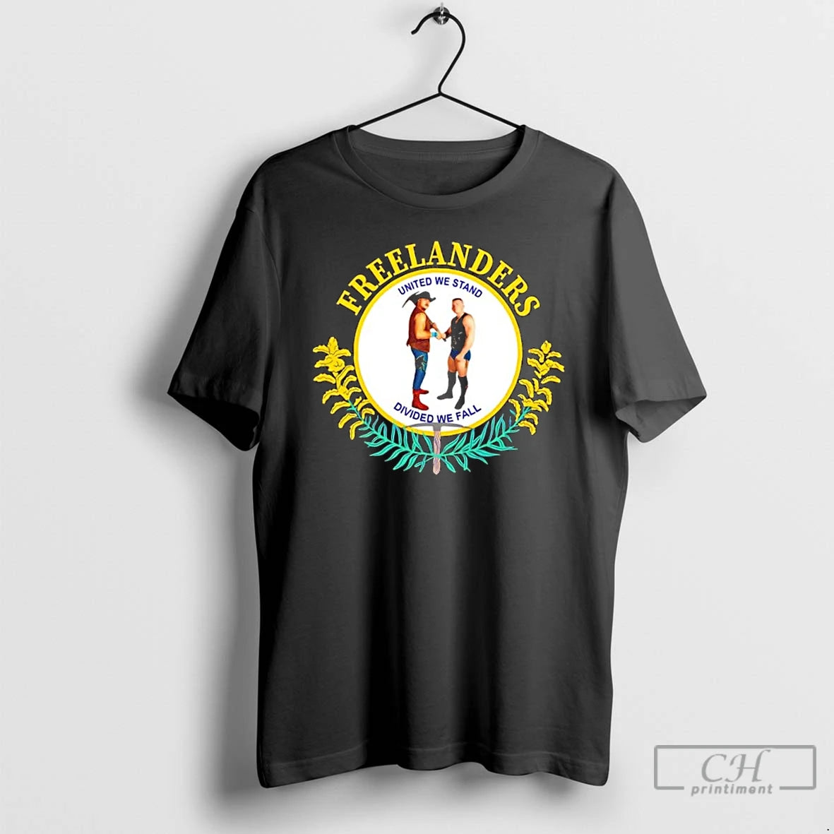 Classic The Prospector Wes Barker The Freelanders On The Kentucky Flag T Shirts