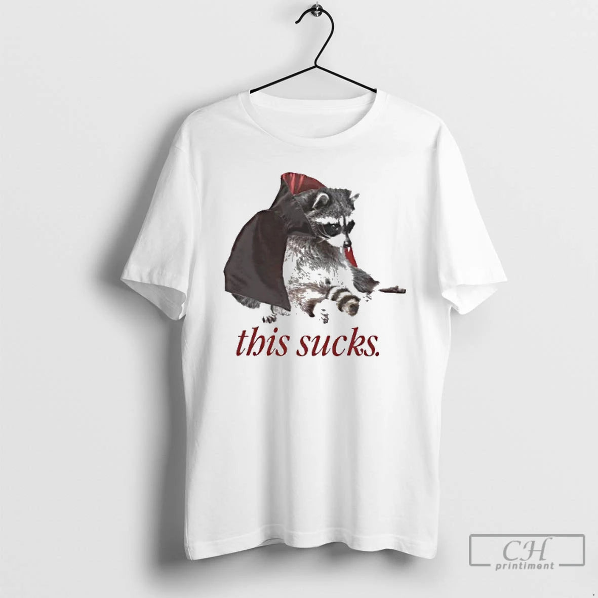Classic This Sucks Halloween Vampire Raccoon T Shirts