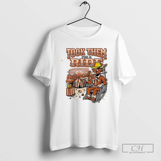 Classic Took Them For A Ride Texas Longhorns T Shirts