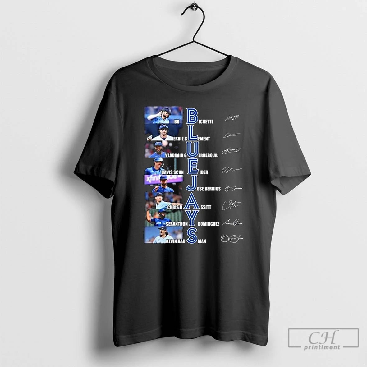 Classic Toronto Blue Jays Name Players Signatures 2025 Long Sleve T Shirts
