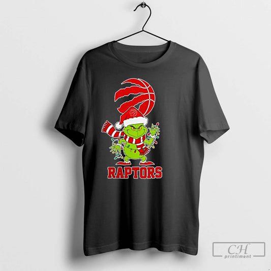 Classic Toronto Raptors X Grinch Santa Nba Christmas T Shirts