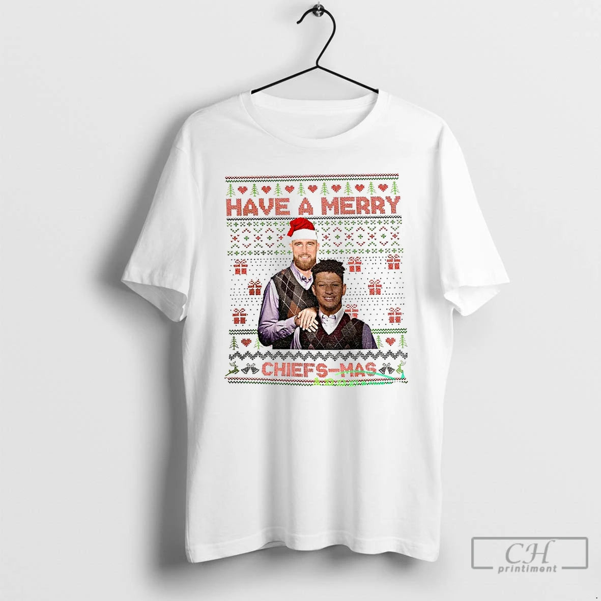 Classic Travis Kelce And Patrick Mahomes Kansas City Chiefs Stepbrothers Have A Merry Chiefs Mas